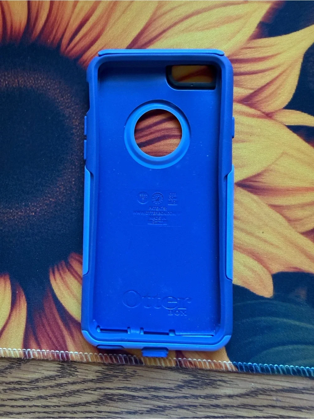OtterBox Blue Protective Rugged Phone Case with Camera Cutout
